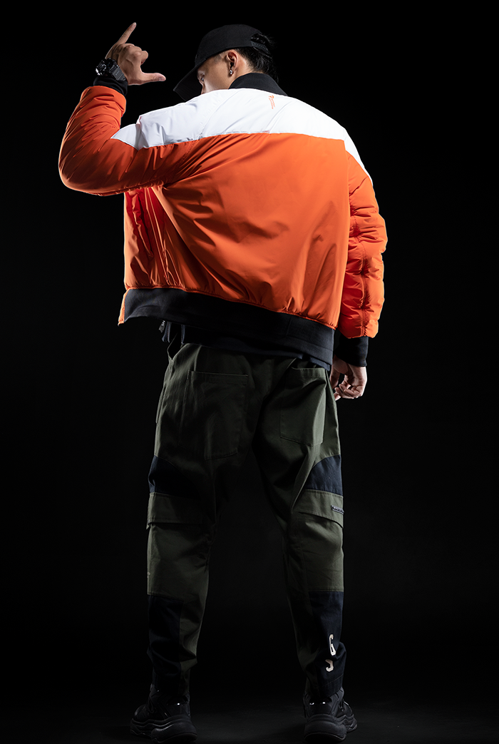 reversible flight jacket