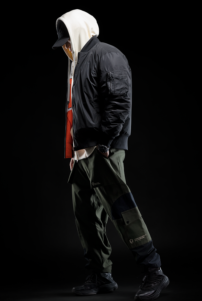 reversible flight jacket