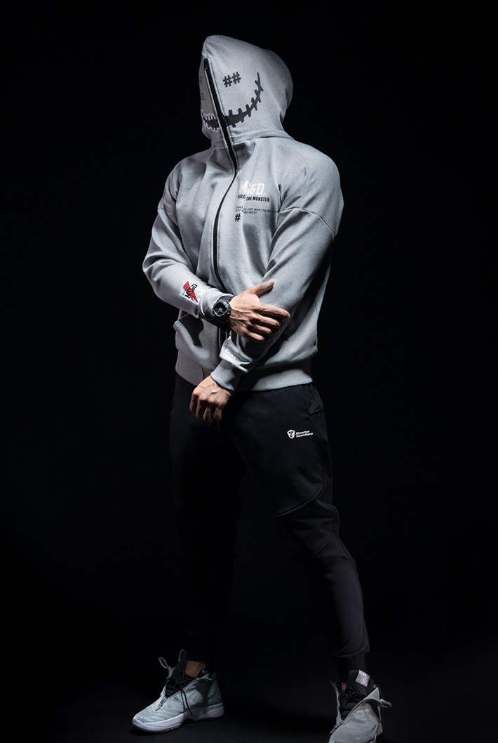 2way zip up hoodie