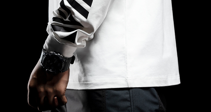 Side logo long sleeve T-shirt