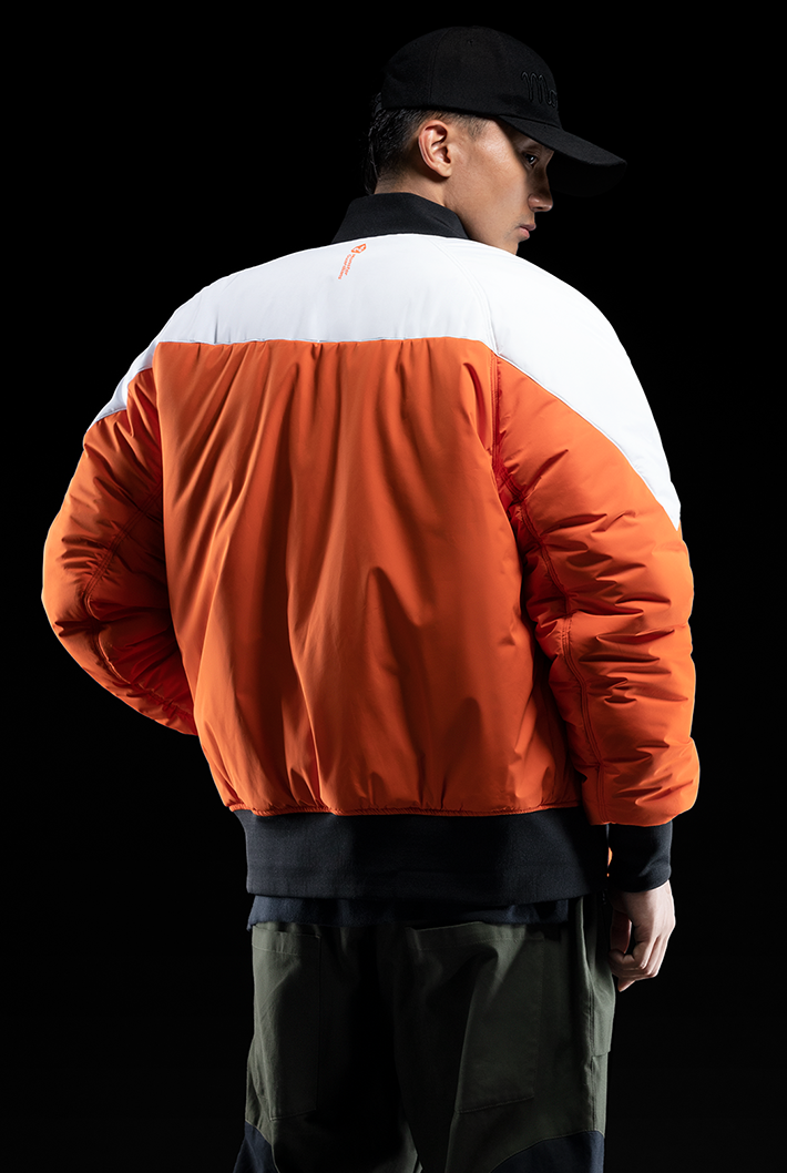reversible flight jacket