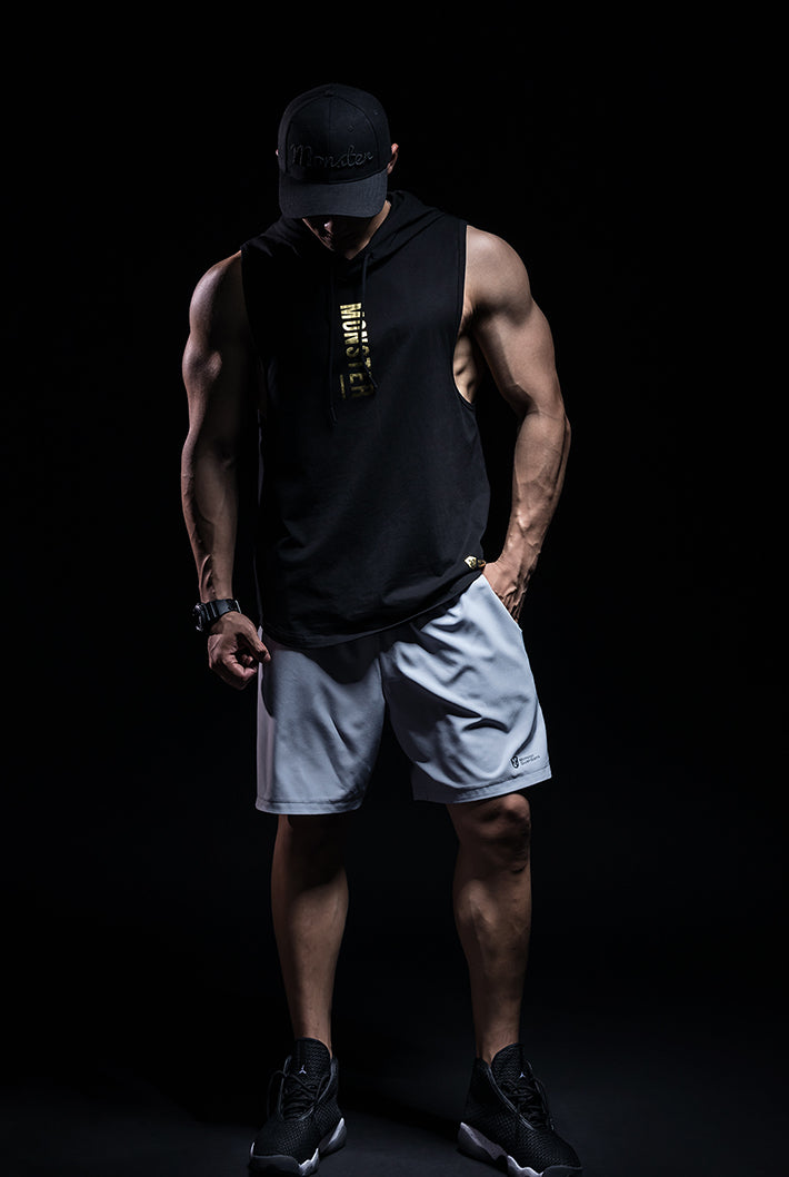 loose hood tank top