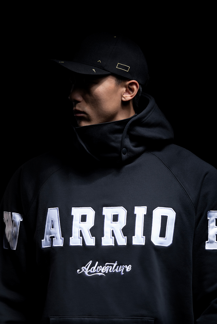 half mask sweatshirt hoodie