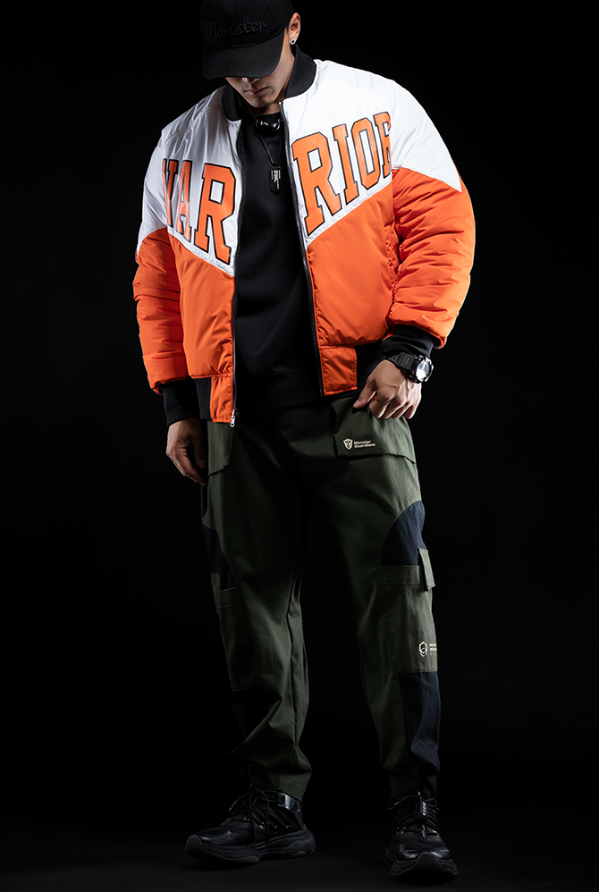 reversible flight jacket