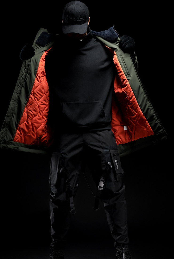 long army cotton coat
