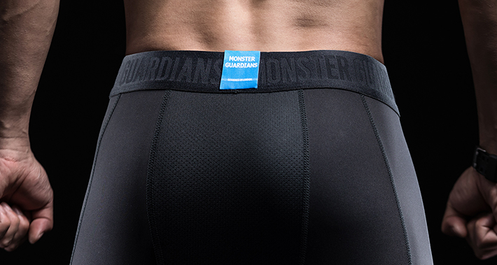 mesh stitch training pants