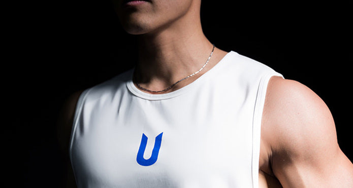 training logo tank top