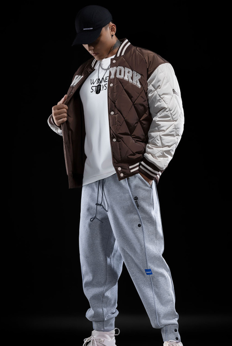 quilted baseball jacket