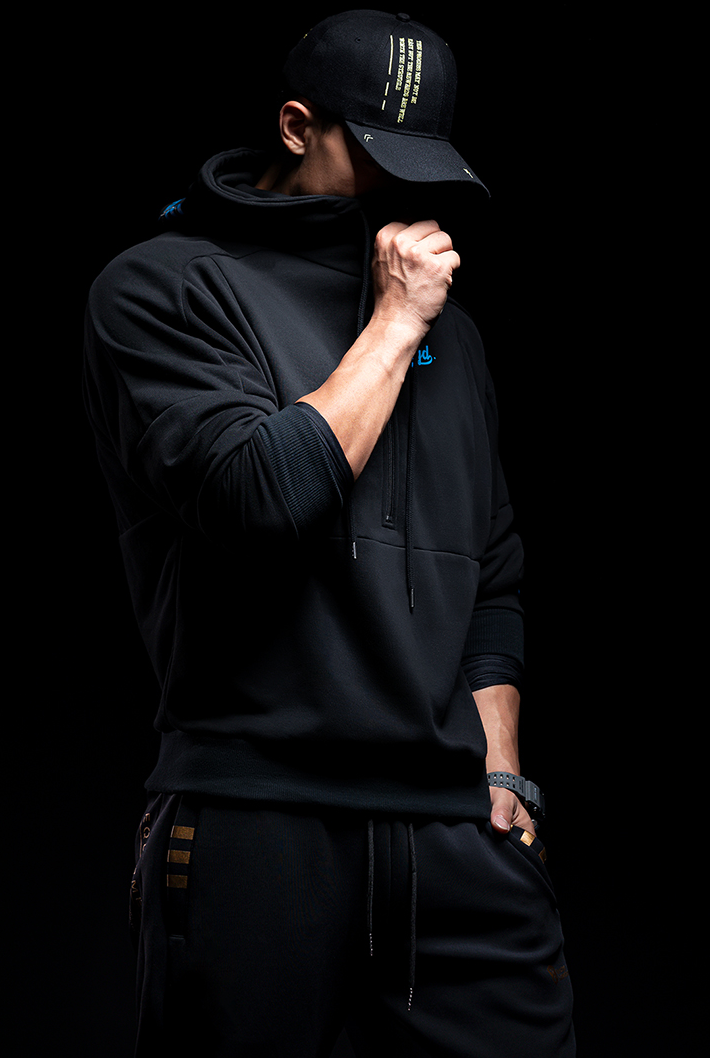 Back logo hoodie, WARRIOR