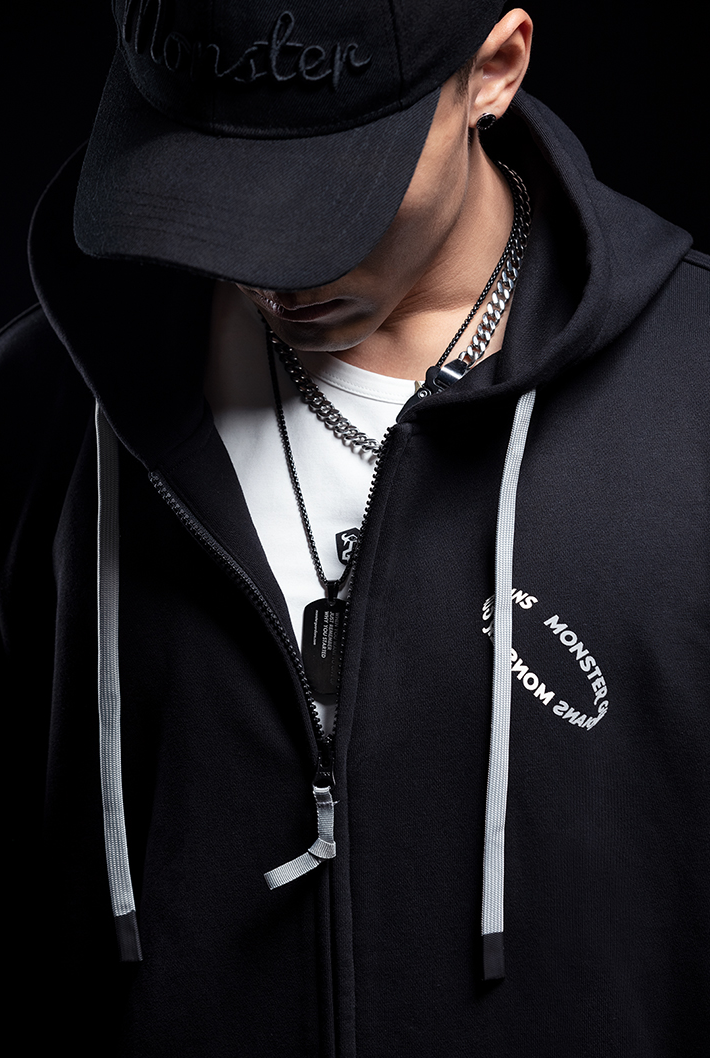 logo casual hoodie