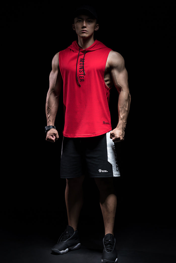 loose hood tank top