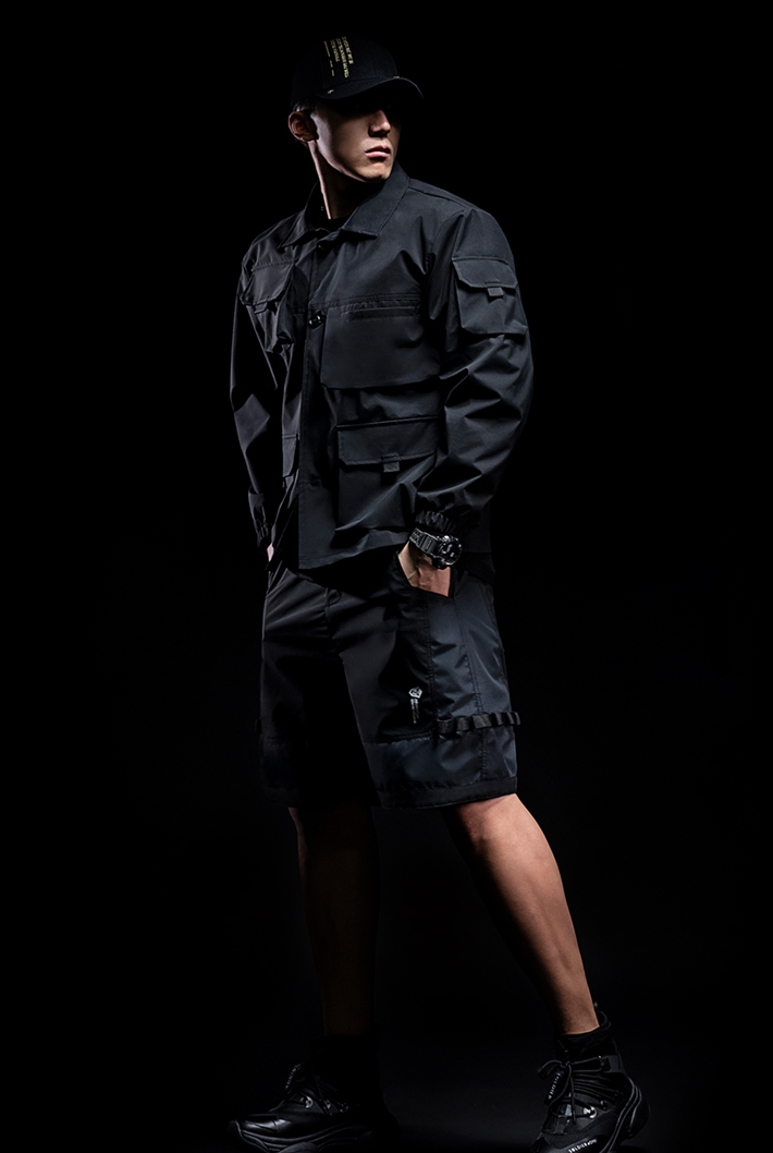 buckle touring shorts
