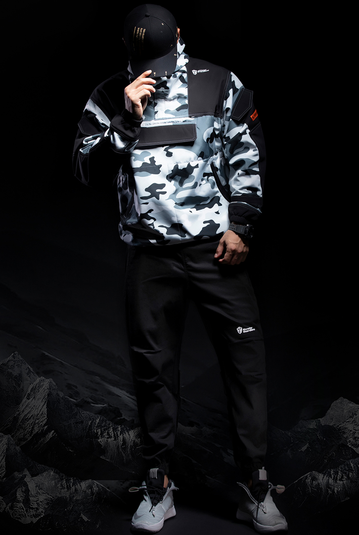 camouflage logo pants