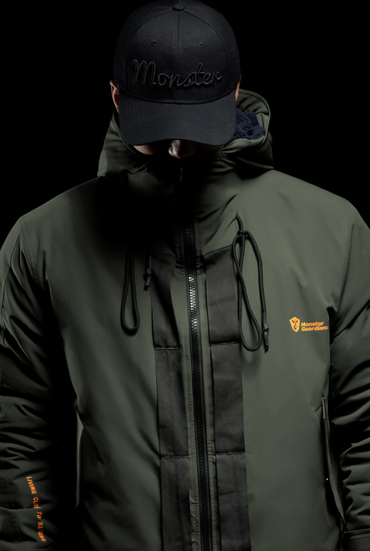 long army cotton coat