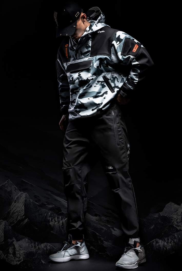 camouflage logo pants