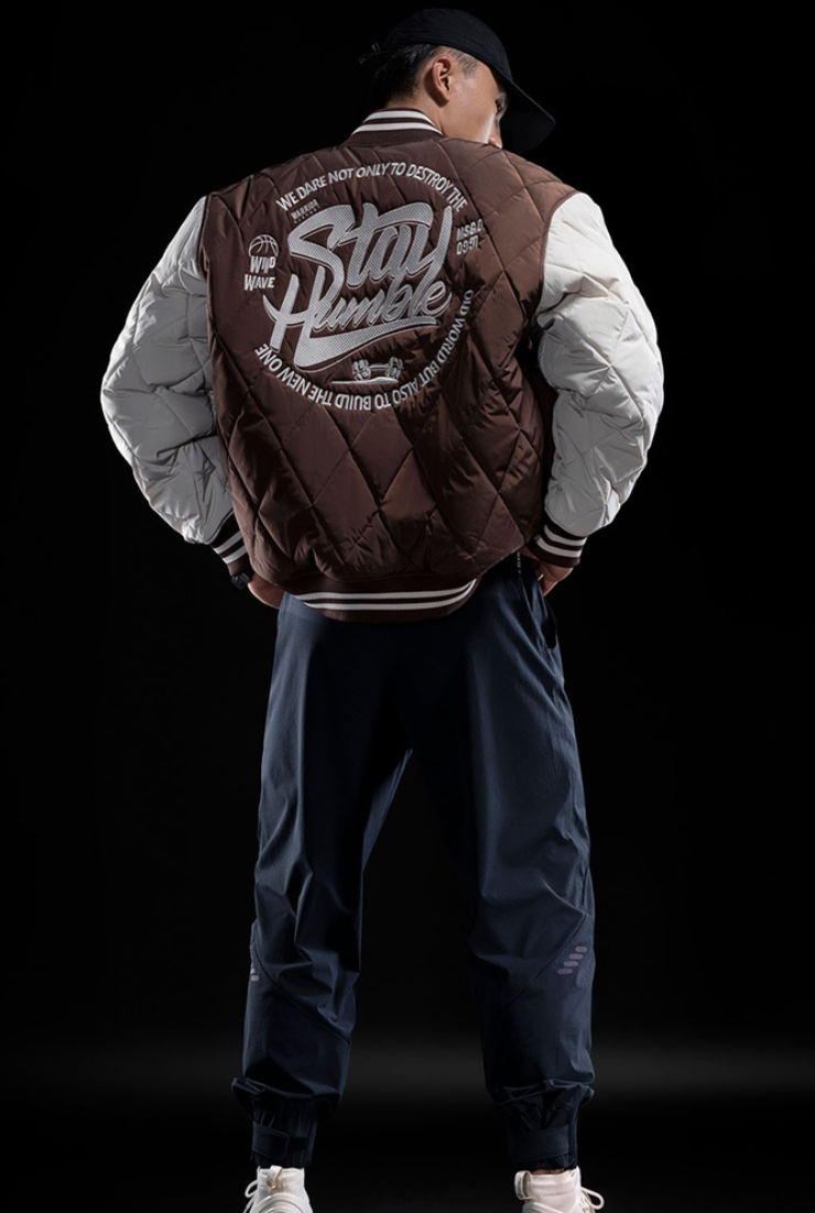 quilted baseball jacket