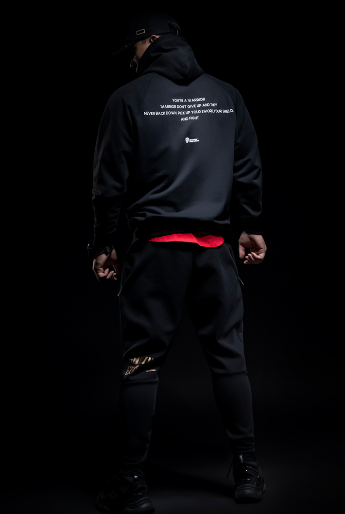 half mask sweatshirt hoodie