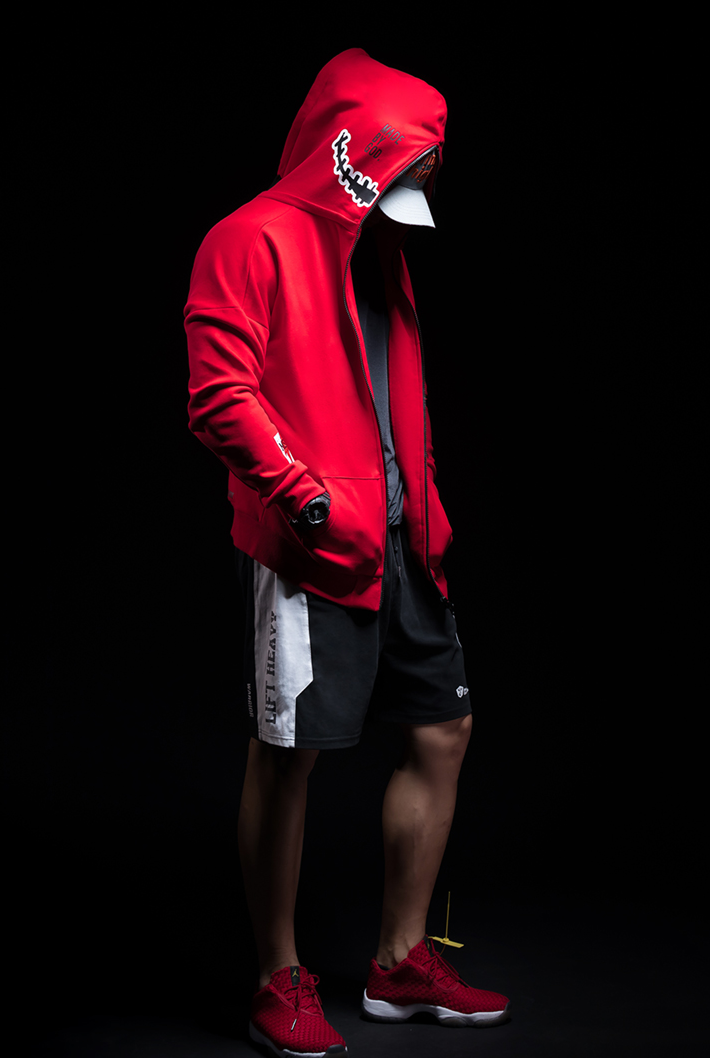 2way zip up hoodie