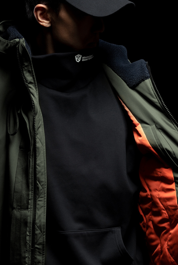 long army cotton coat