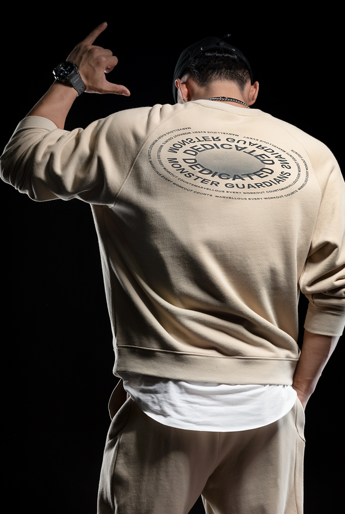 back print sweatshirt