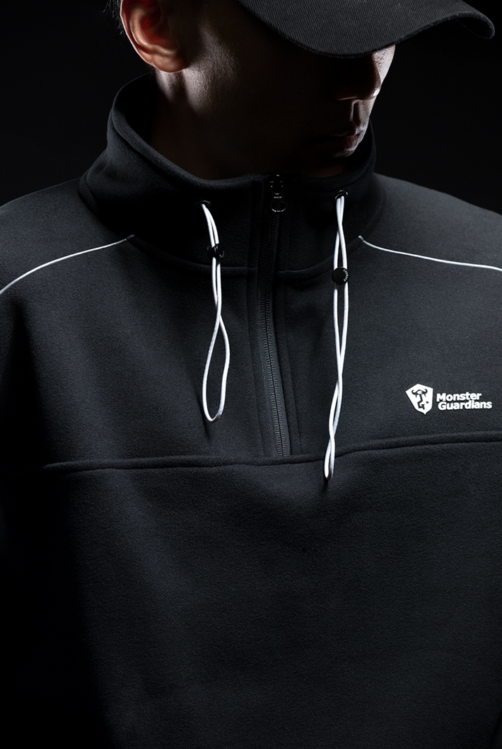 stand collar sweatshirts