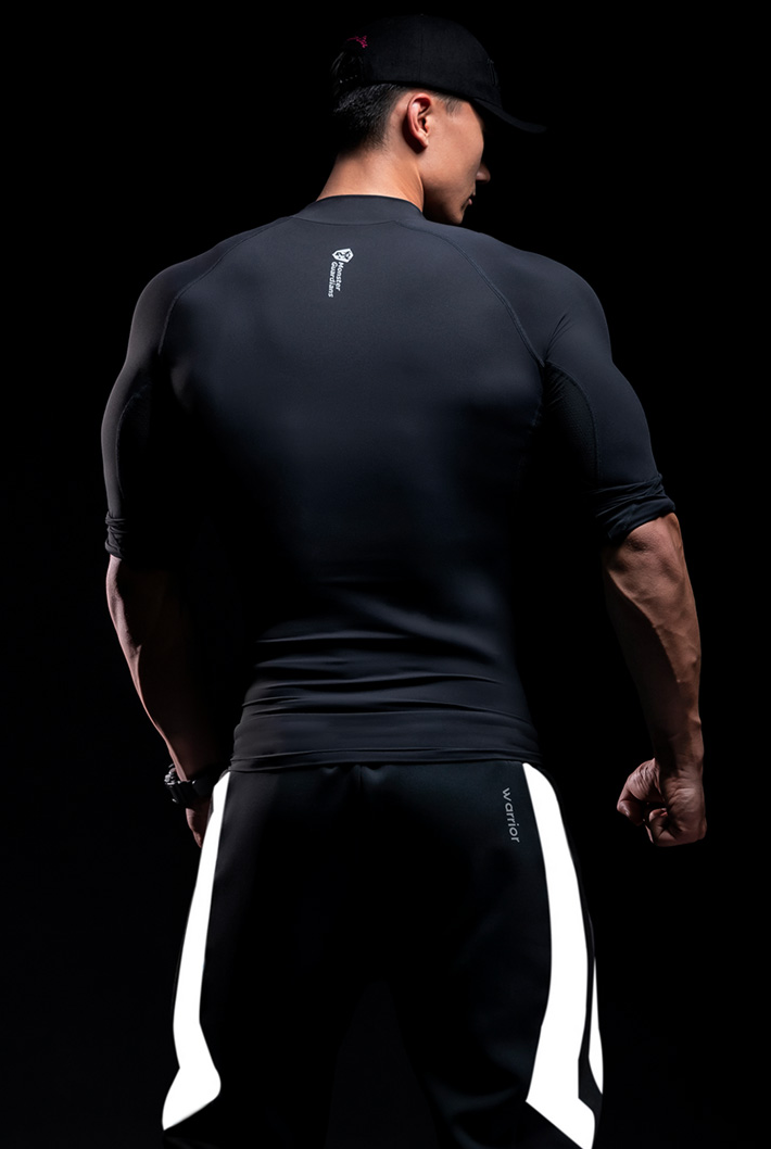 high neck tight sportswear