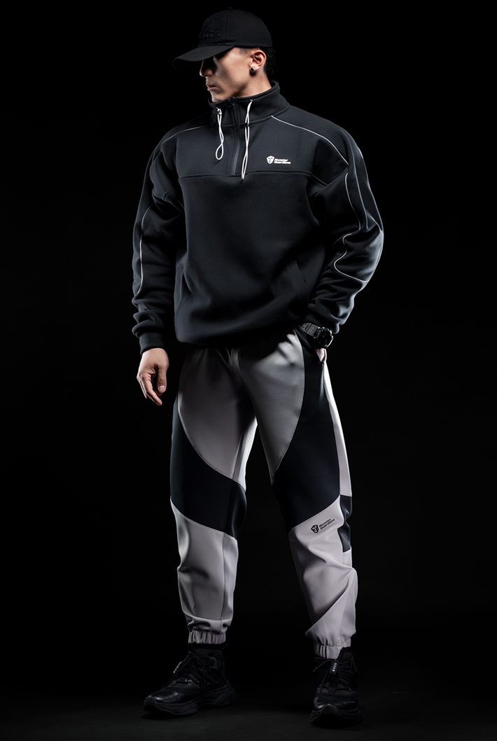 stand collar sweatshirts