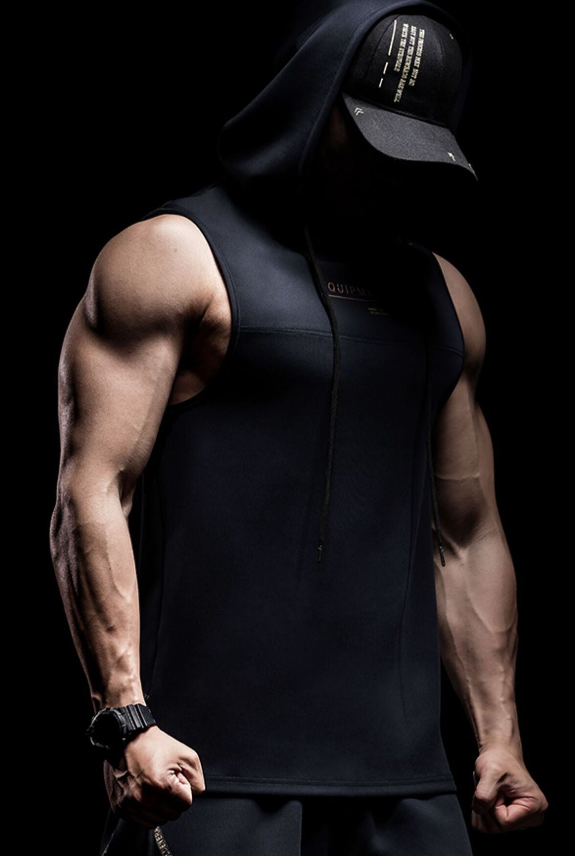 basketball hood tank top