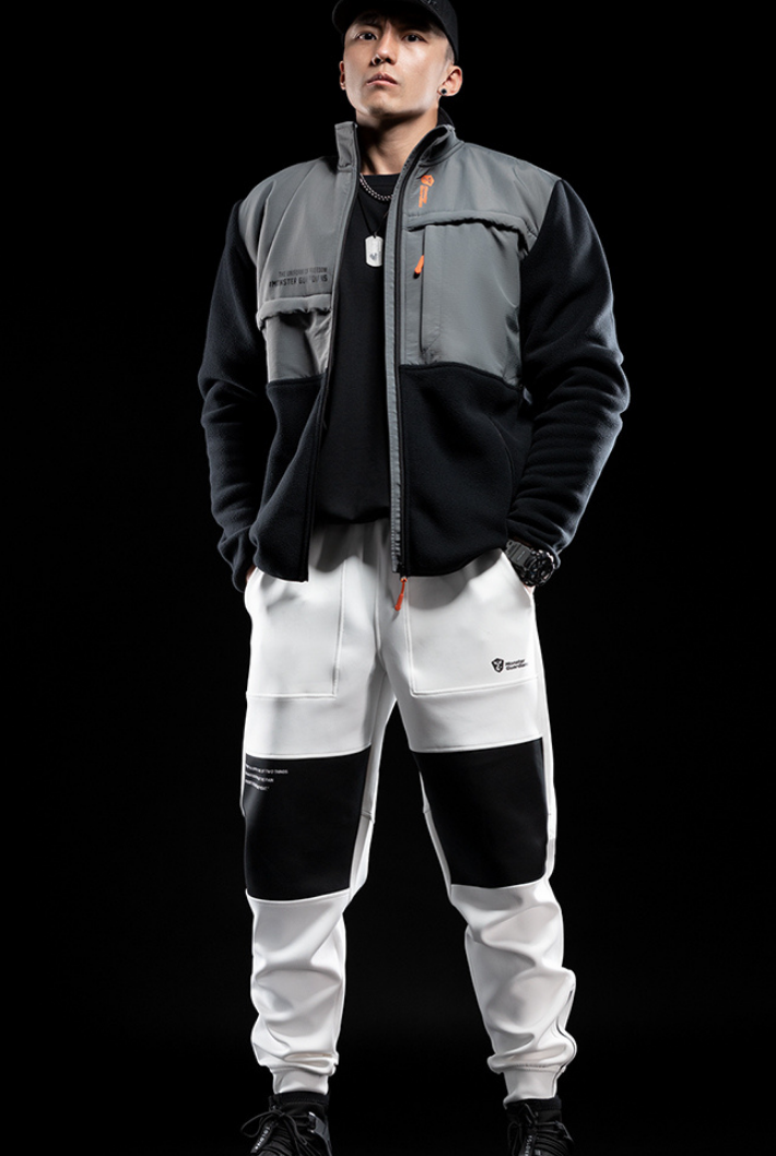 stand collar warm jacket