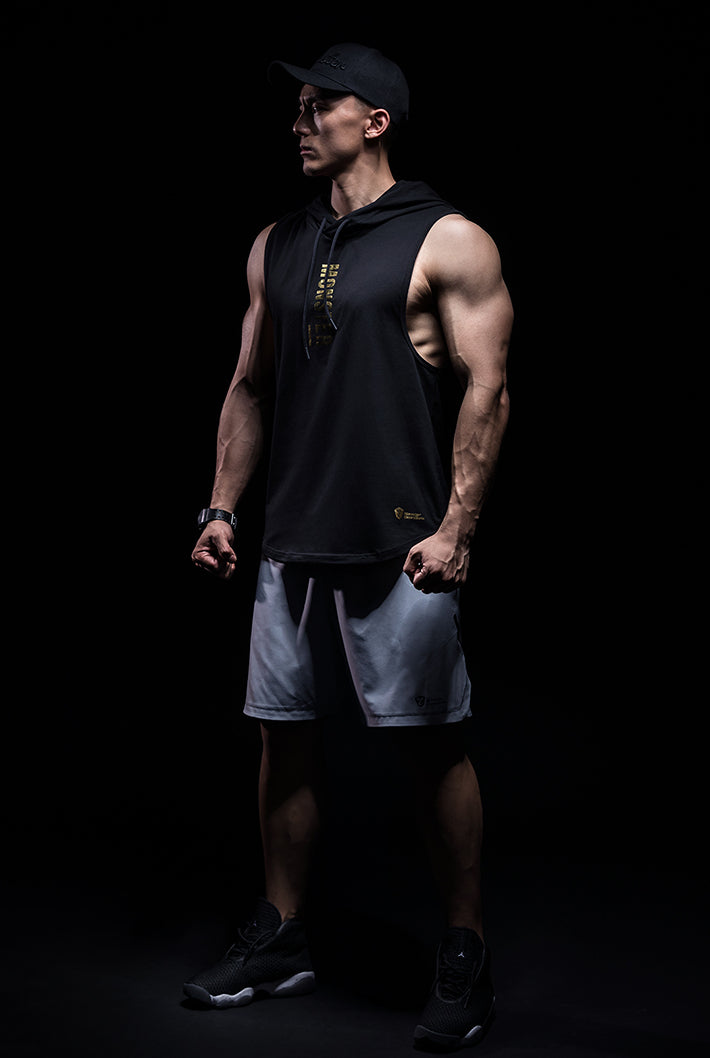 loose hood tank top