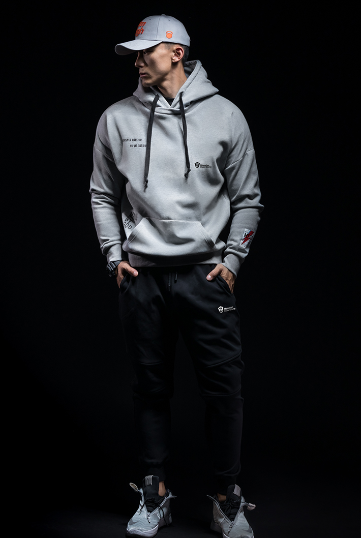 2way zip up hoodie