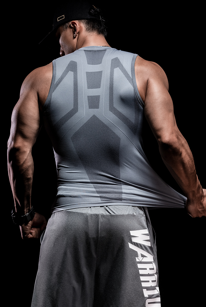 high stretch fitness sleeveless