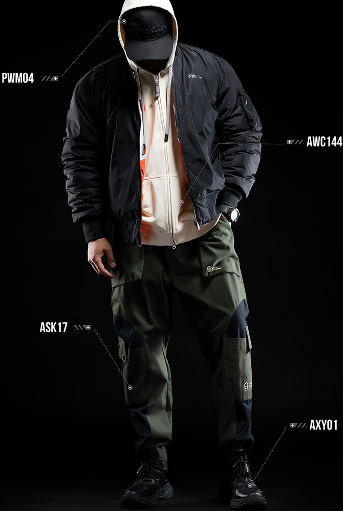 reversible flight jacket