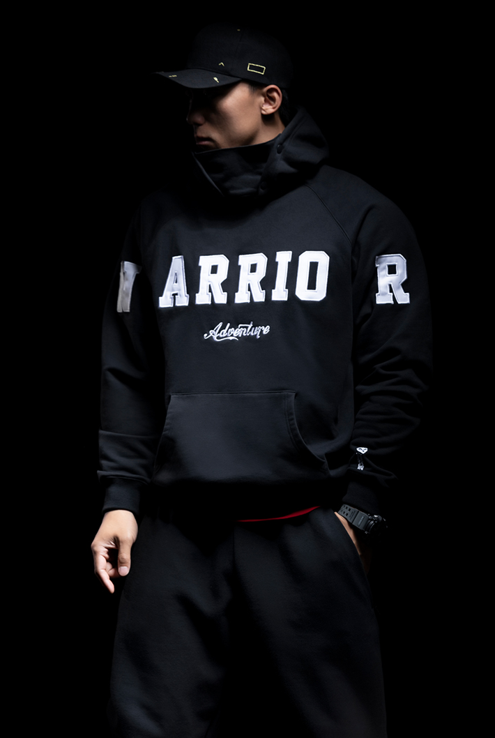 half mask sweatshirt hoodie