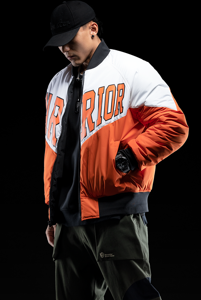 reversible flight jacket