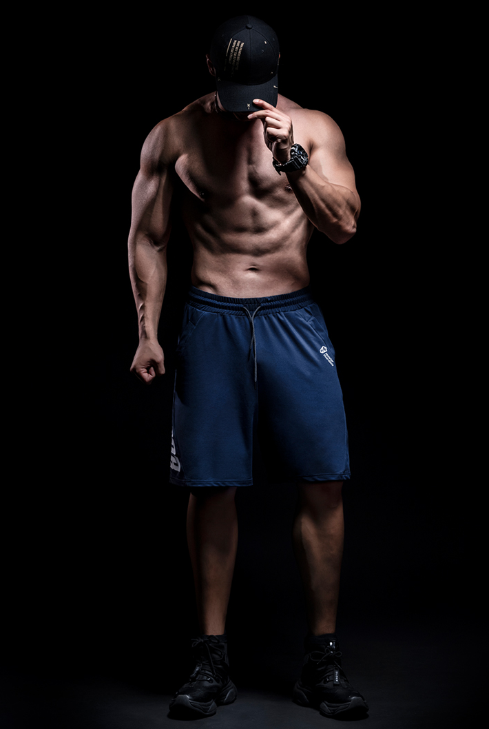 two tone sports shorts