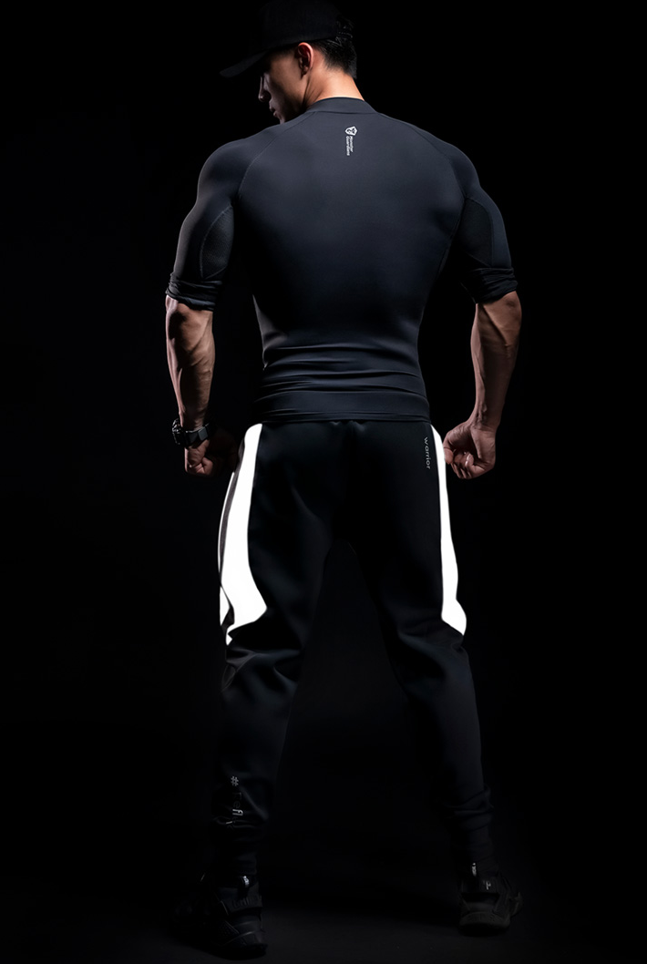 high neck tight sportswear
