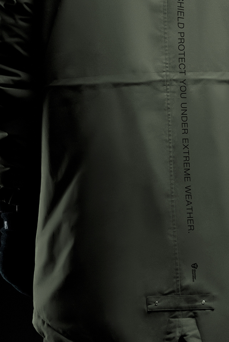 long army cotton coat