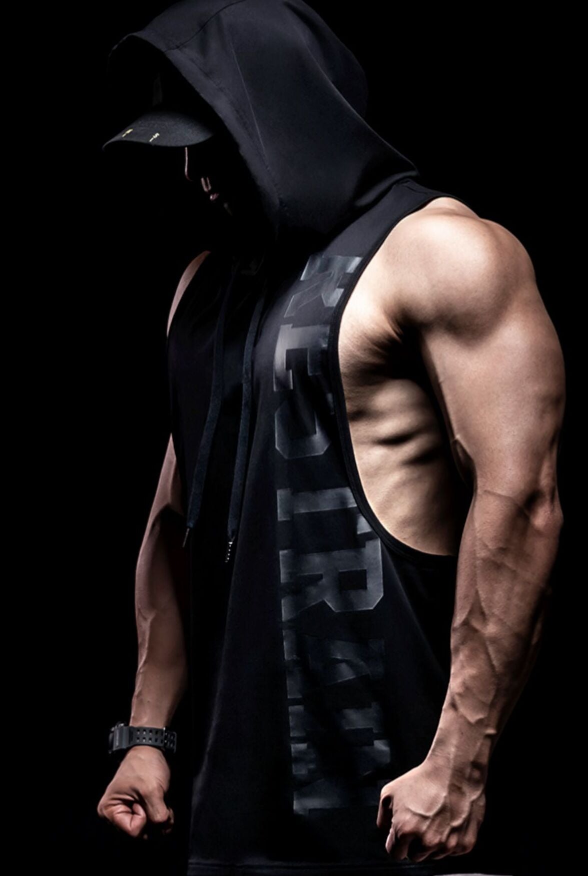 hood sports tank top