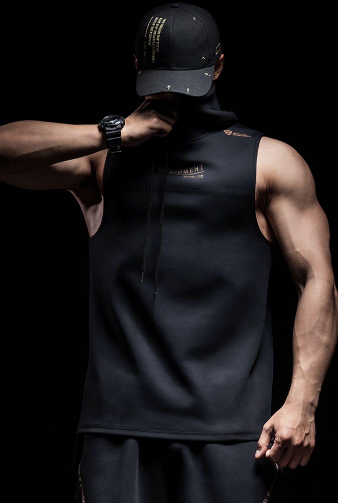 basketball hood tank top