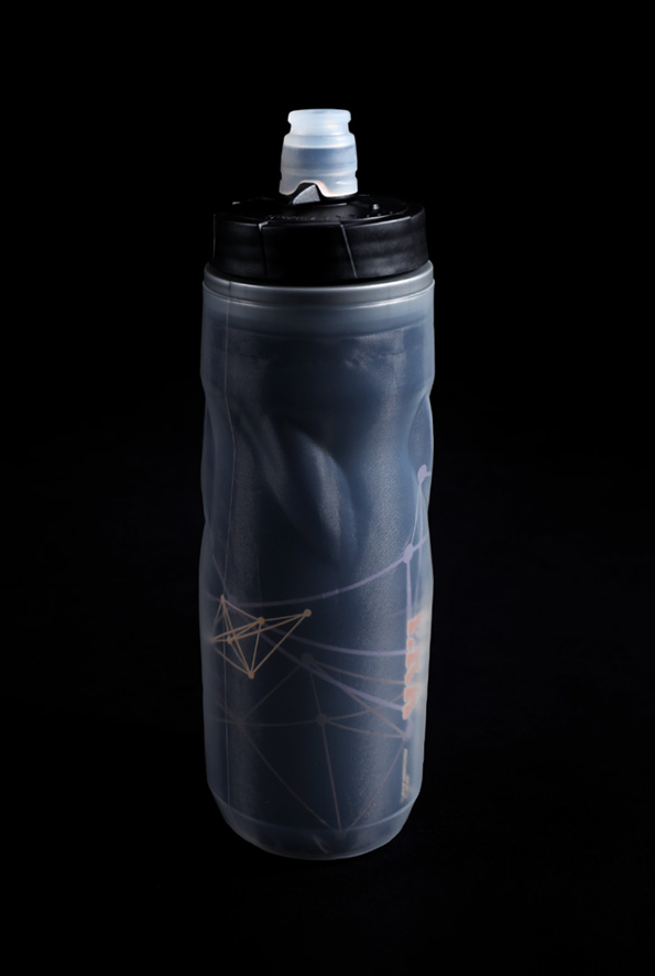 black gold sports bottle
