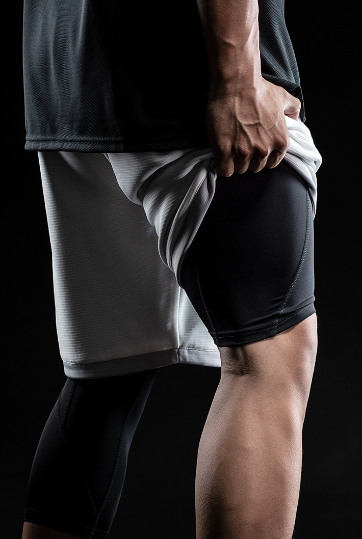 mesh stitch training pants