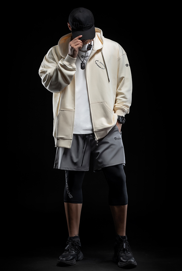 logo casual hoodie