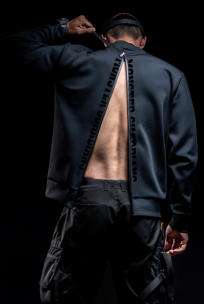 back zip sweatshirts