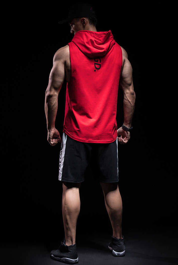 loose hood tank top
