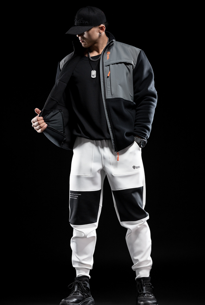 stand collar warm jacket