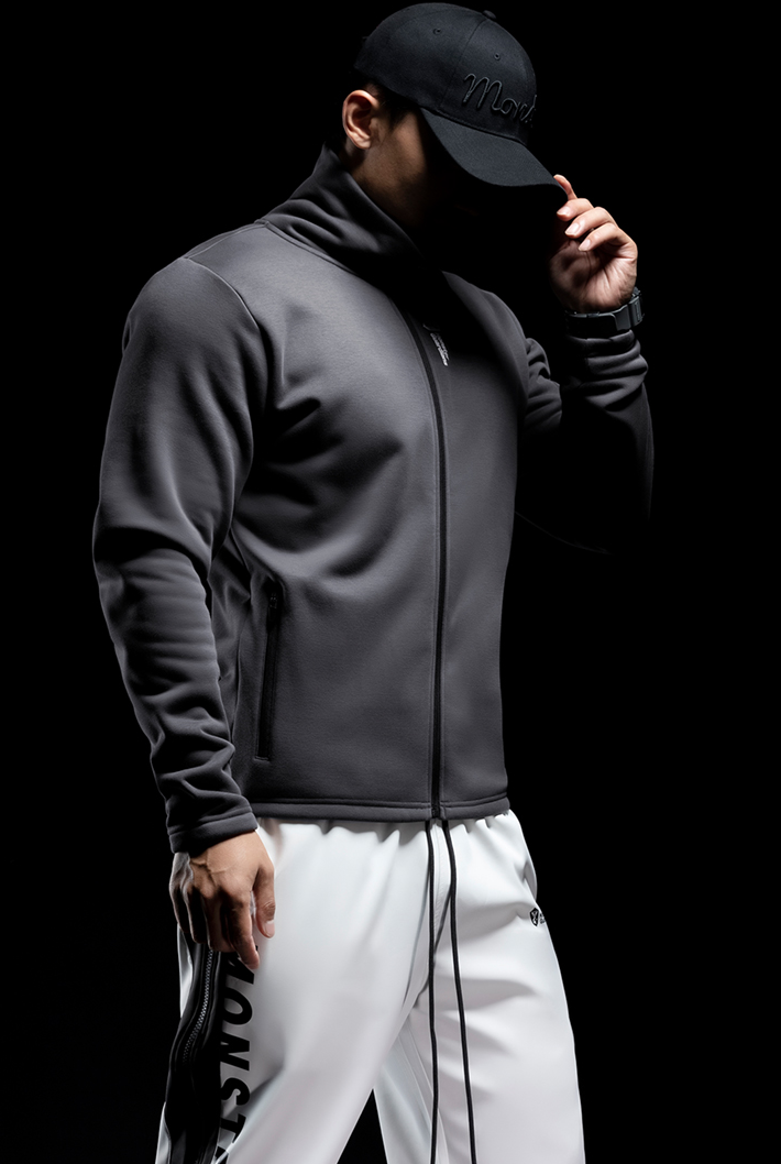 stand collar fleece jacket