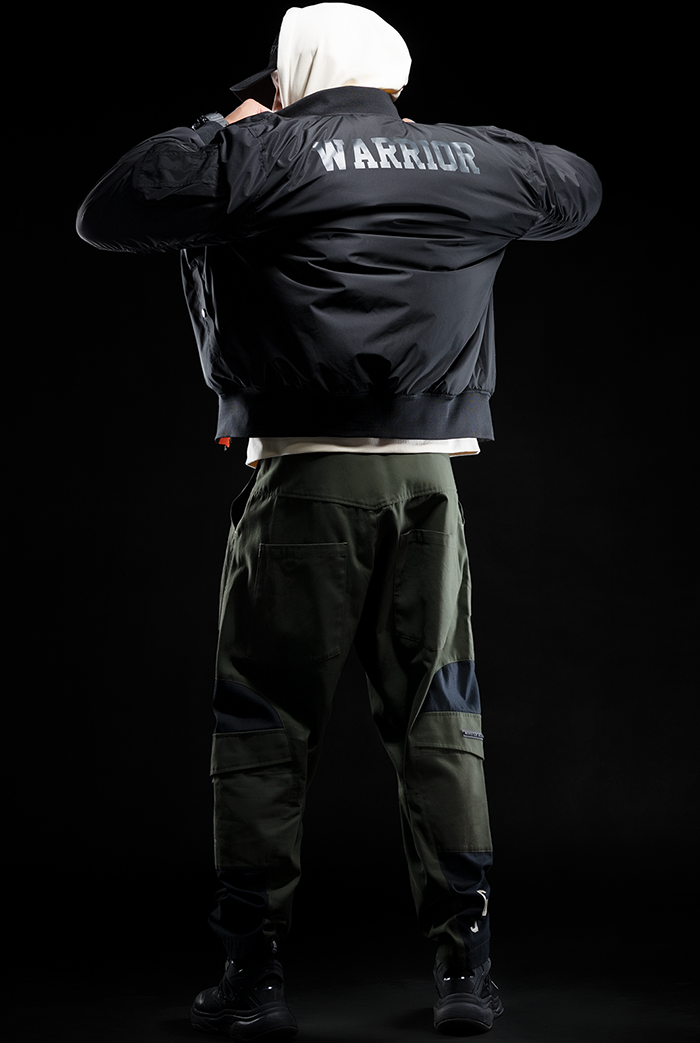 reversible flight jacket