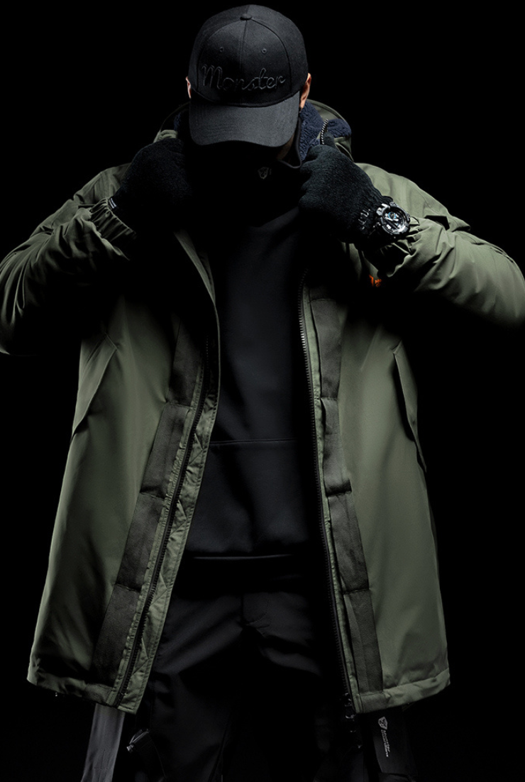 long army cotton coat