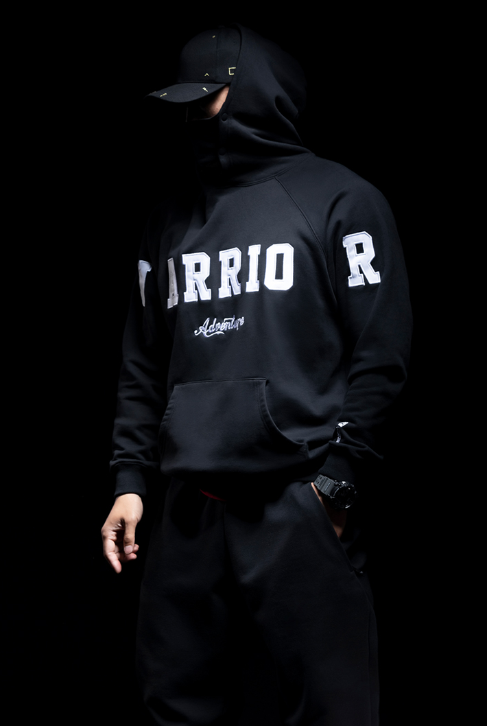 half mask sweatshirt hoodie